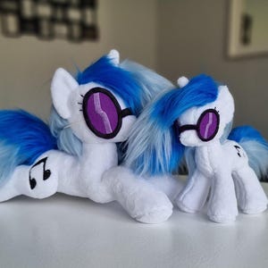 Vinyl Scratch (Dj Pon-3) My Little Pony plush toy, mlp plushie, unicorn, furry, mlp commission, pony custom, personalized toy