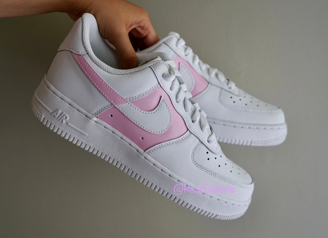 pale pink air force 1 lo trainers