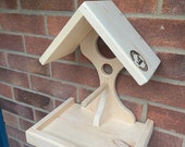 Solid Wood Handcrafted Bird Table Bird Feeder for garden birds