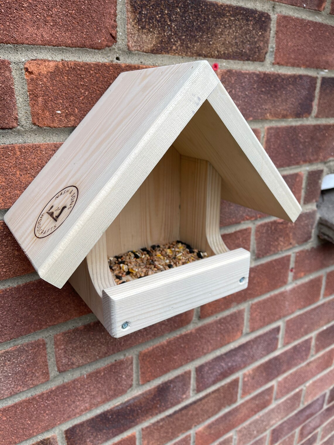 Bird Feeder Robin Box Feeder Handcrafted Bird Lovers Gift Etsy UK