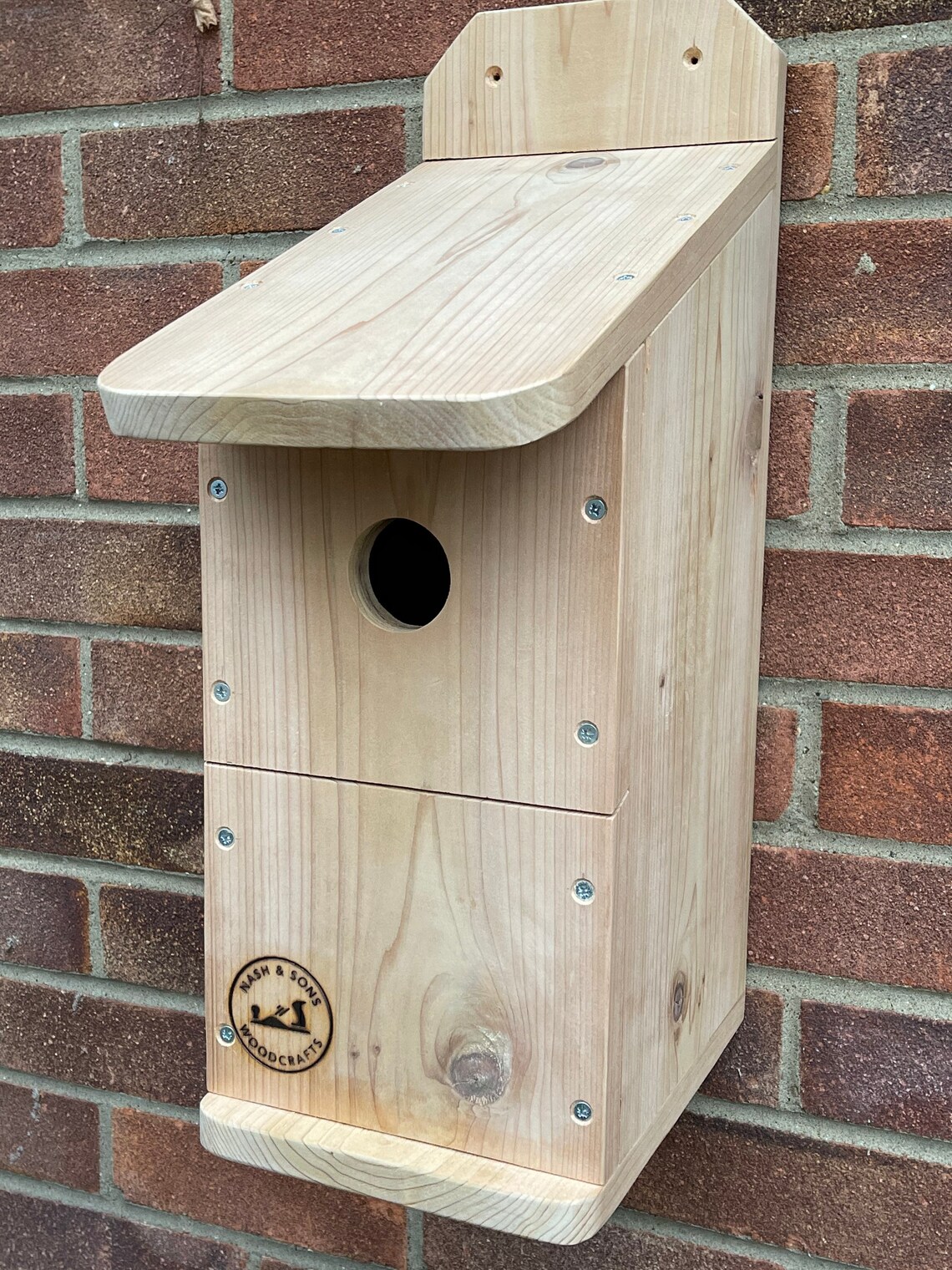 Woodpecker Nest Box Bird BoxBird House for the outdoors Etsy