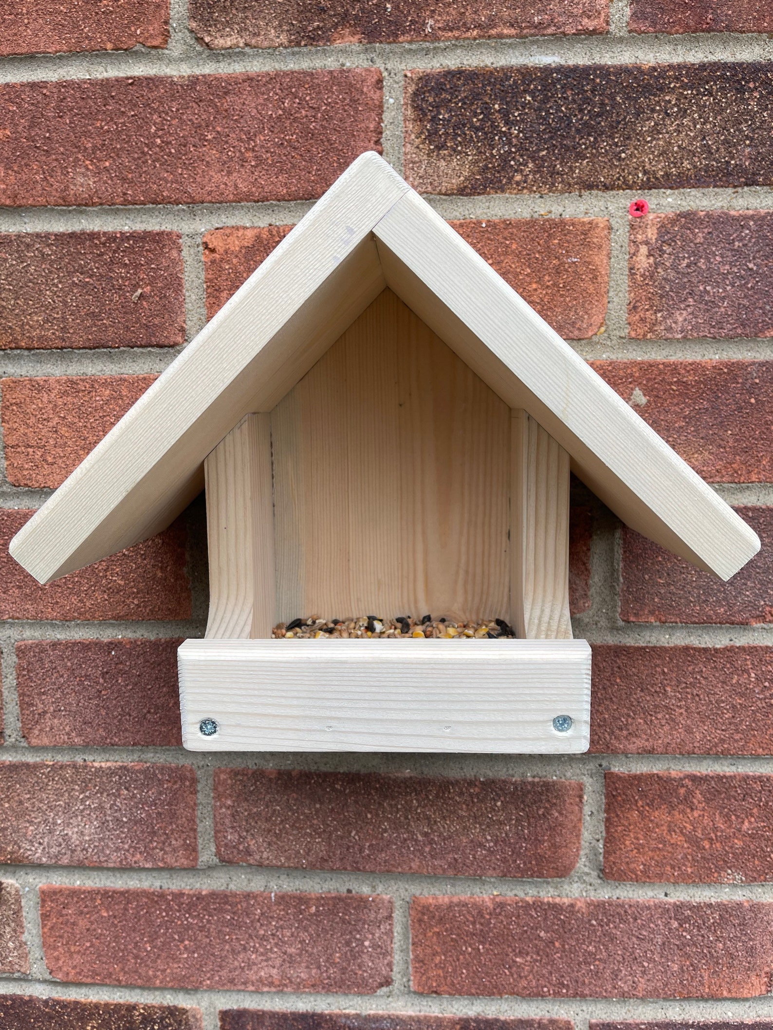 Bird Feeder Robin Box Feeder Handcrafted Bird Lovers Gift Etsy UK