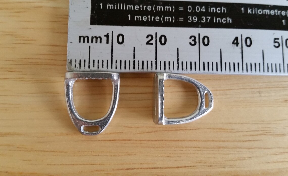 Miniature model horse tack stirrups 1.12 scale or 1.9 scale Etsy