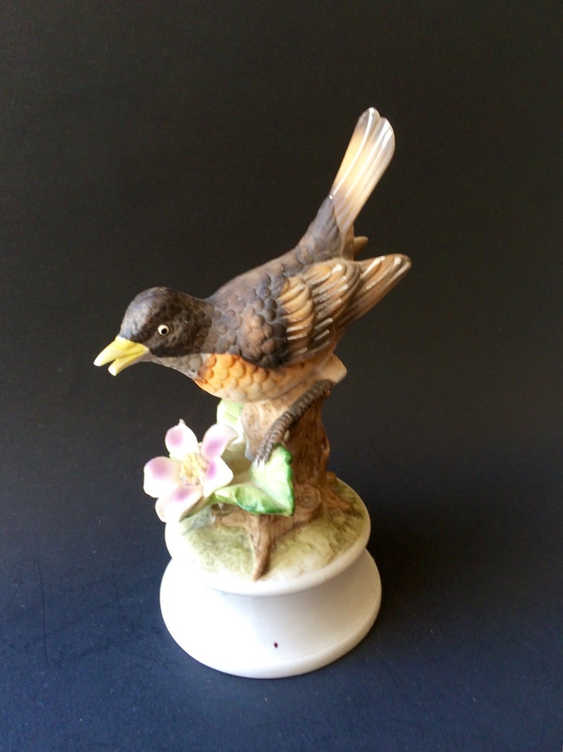 Vintage Royal Crown bird figurine Etsy