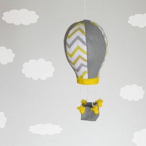 PDF Hot Air Balloon Pattern Baby mobile pattern Hot Air Balloon nursery decor Single air balloon