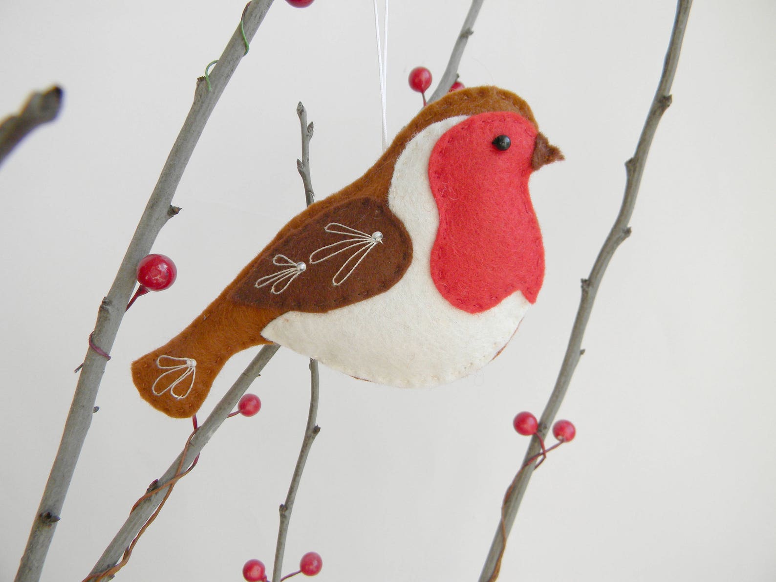 PDF Robin bird pattern Sewing PDF Pattern Christmas ornament Etsy