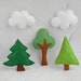 Woodland Mobile Sewing Pattern PDF Felt Woodland Animals Pattern Forest Nursery Mobile Pattern ...