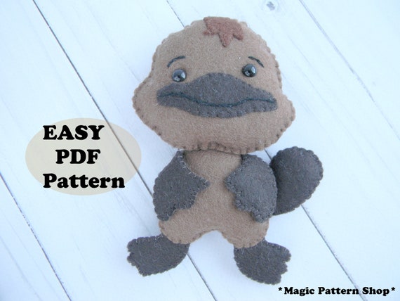 platypus sewing pattern