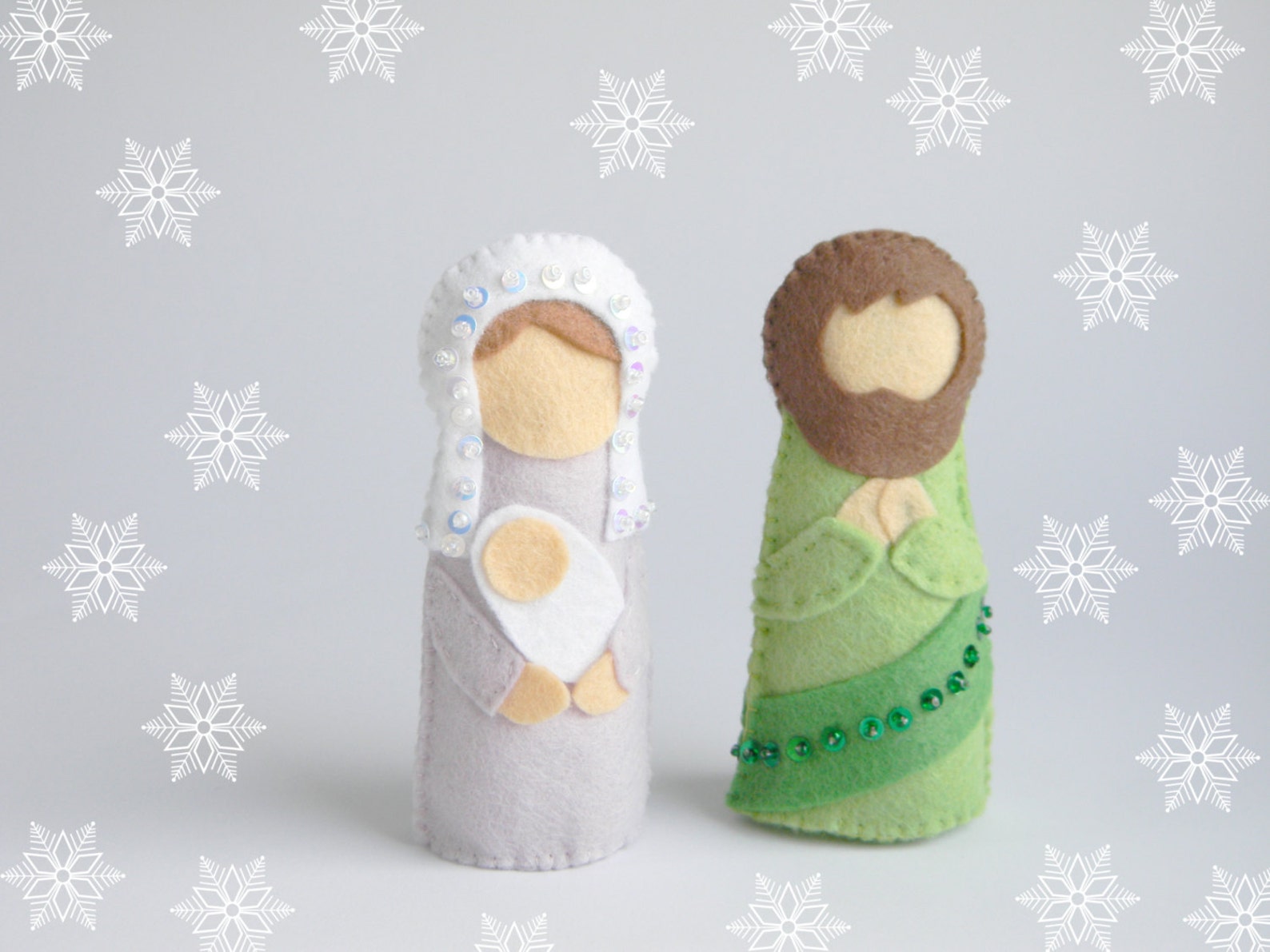 Felt Nativity Set Pattern Felt Nativity Scene Christmas Etsy UK