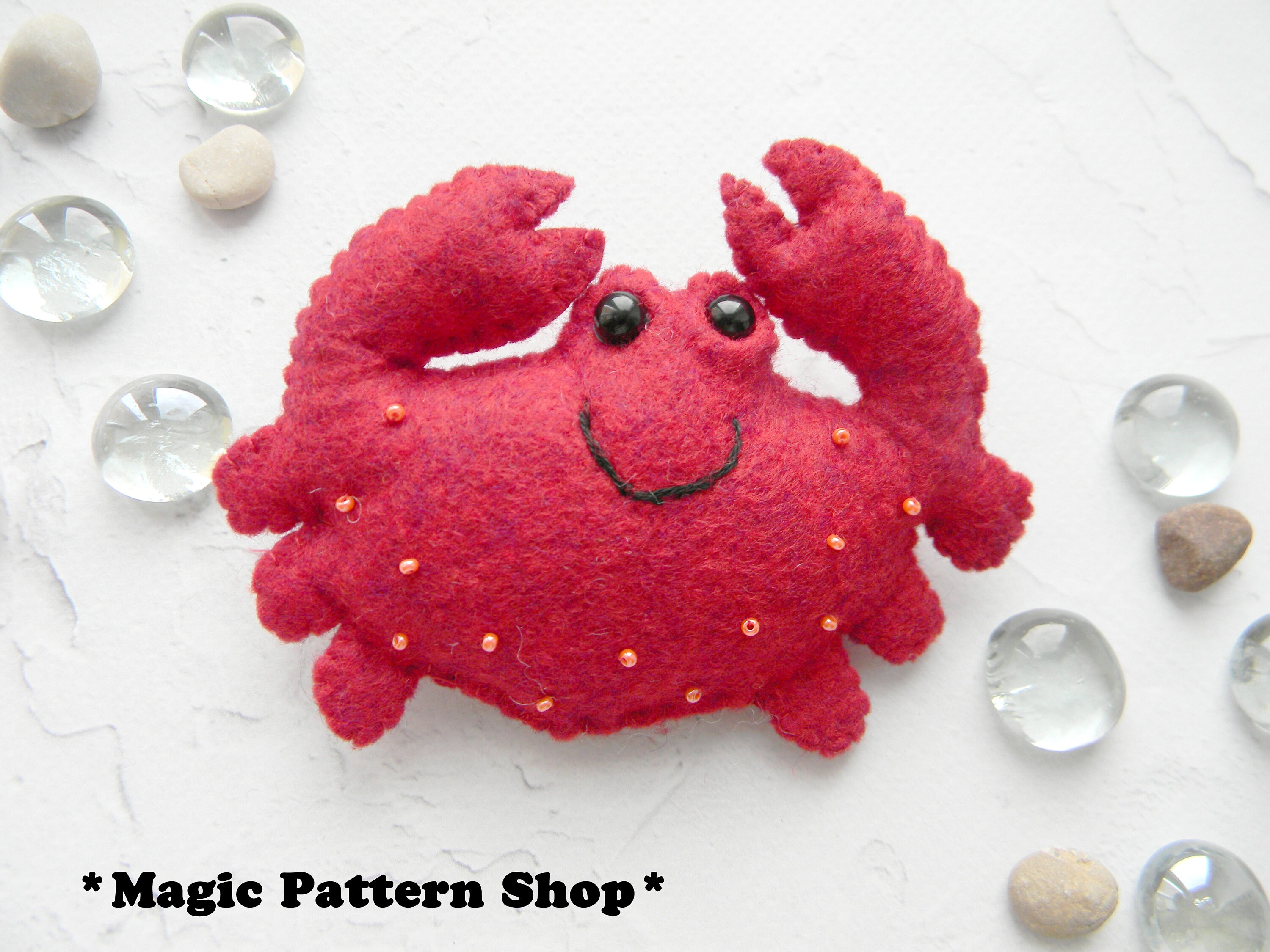 kawaii crab plush