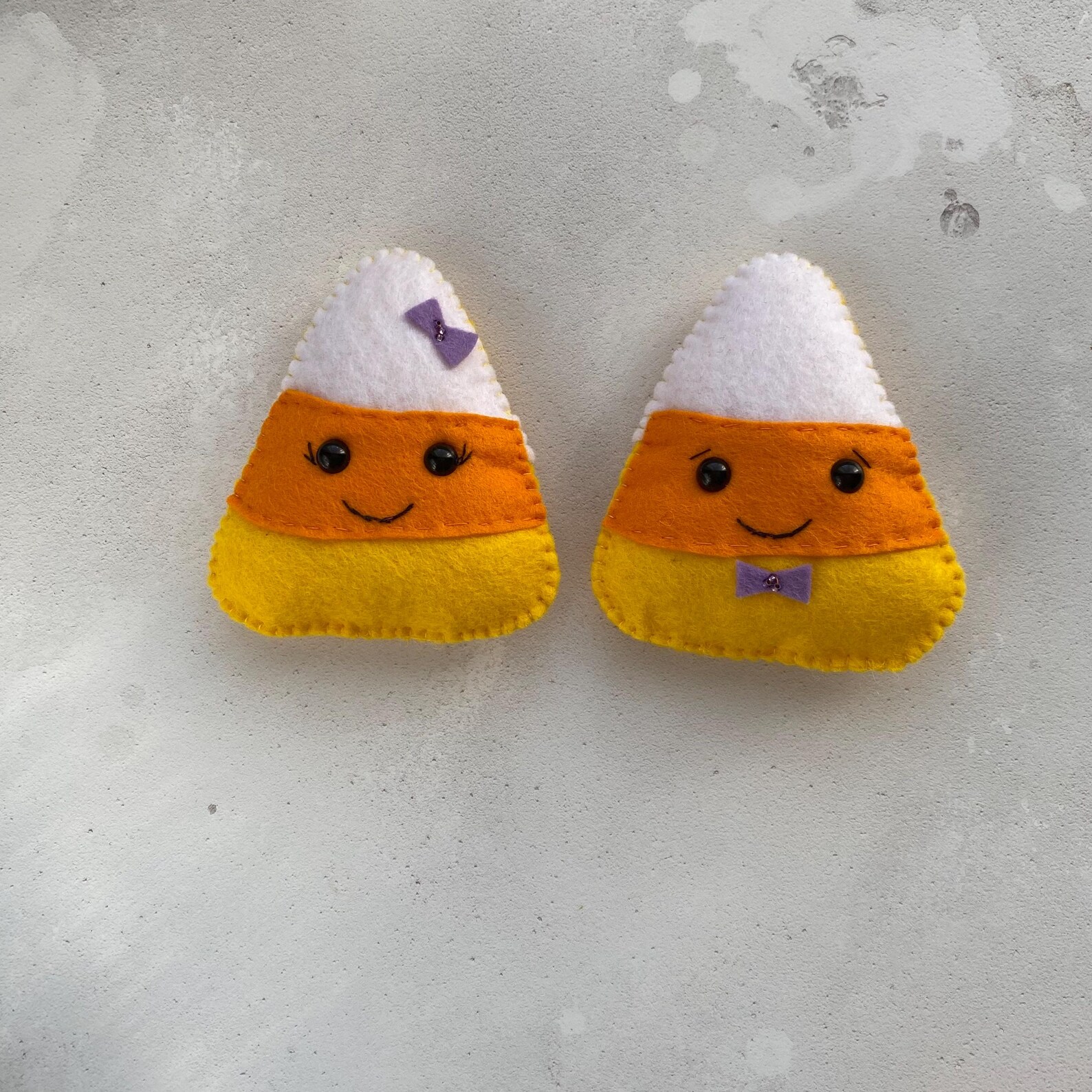 Felt Candy Corn Ornament PDF Pattern: Beginner Halloween DIY (digital ...