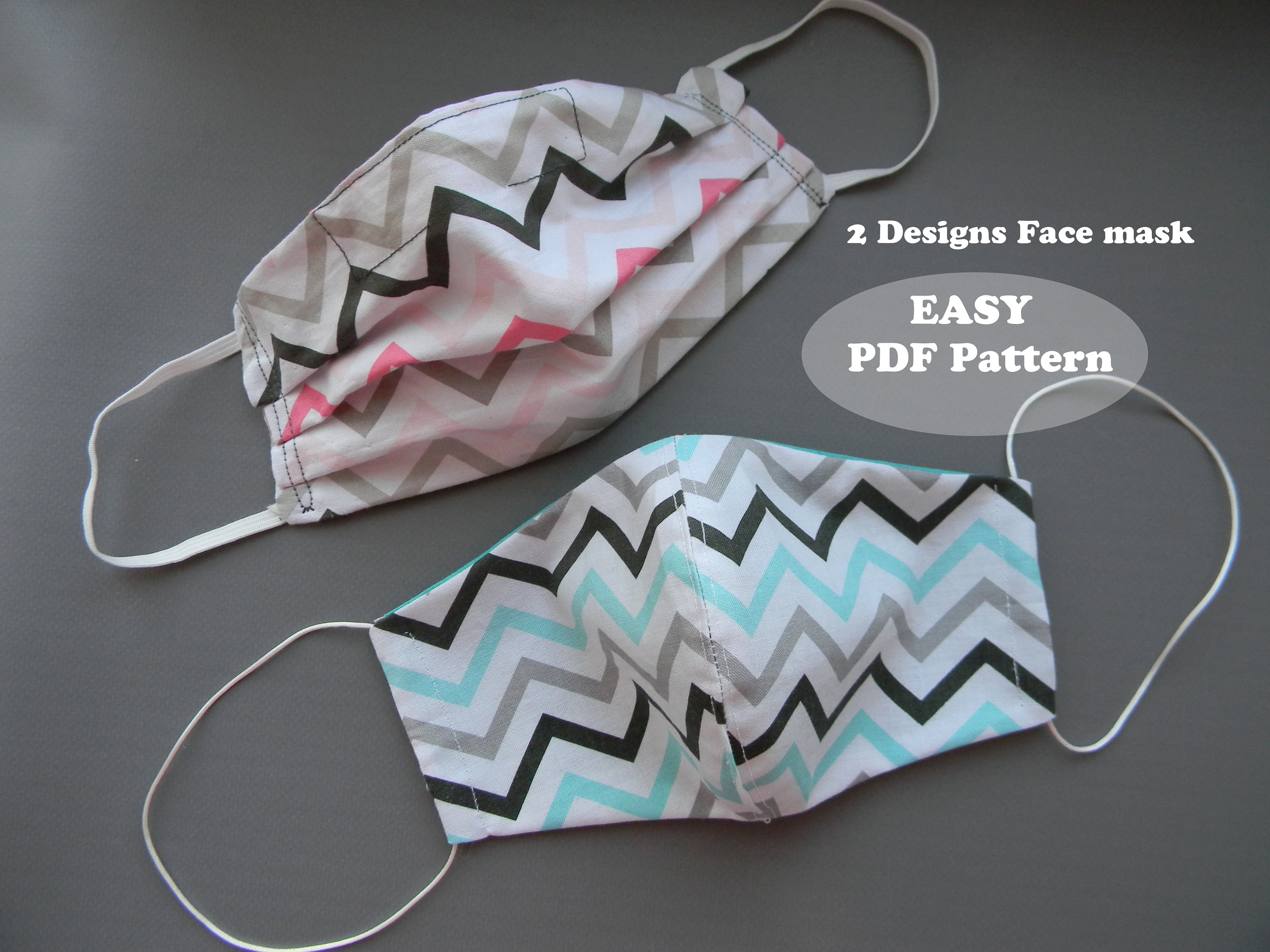 Modello Di Cucito Per Mascherina Riutilizzabile: 2 Modelli, 4 - Foto 8
