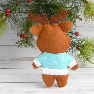Rudolph the Red Nosed Reindeer Christmas Pattern PDF Felt Cute Reindeer ...