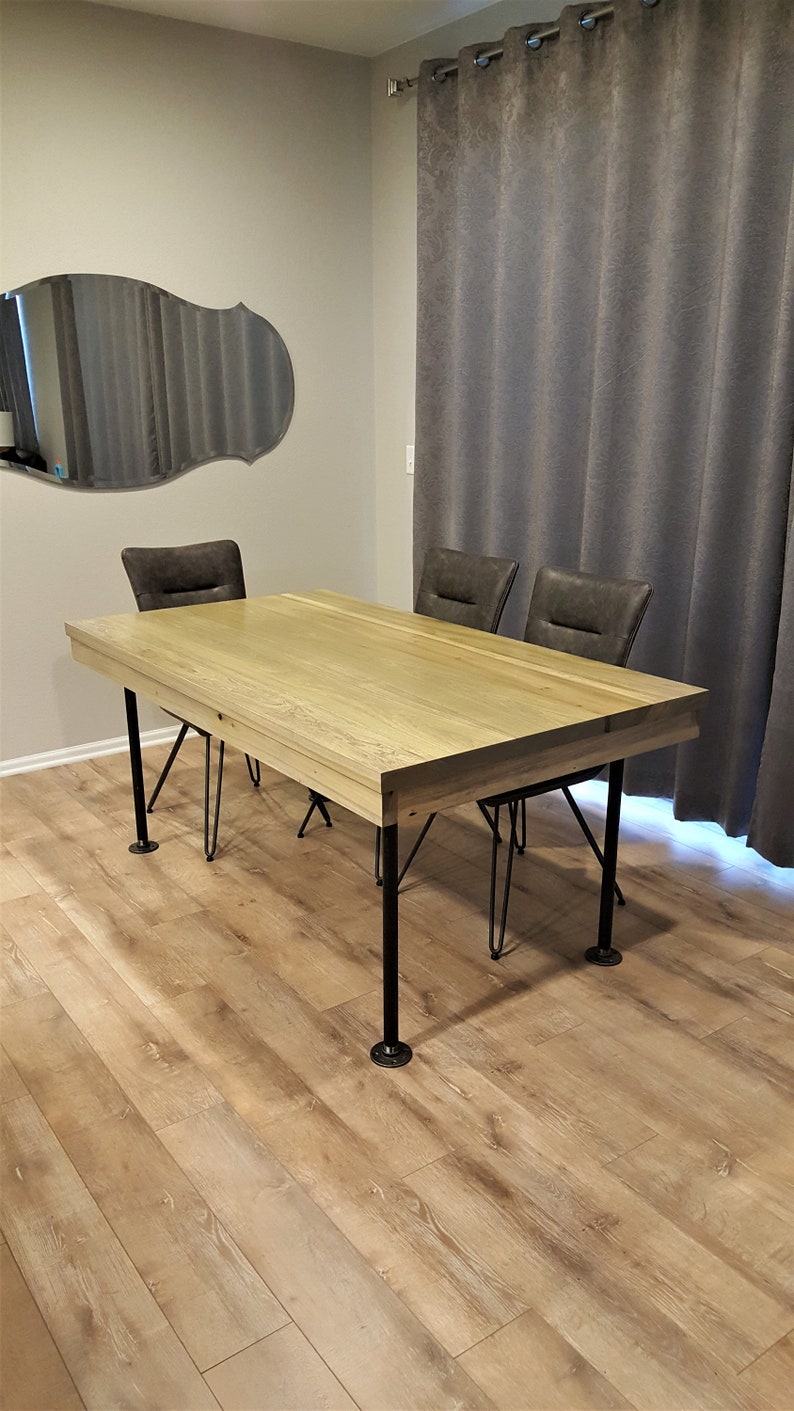 Industrial Pipe Dining Table Penn Edition Etsy