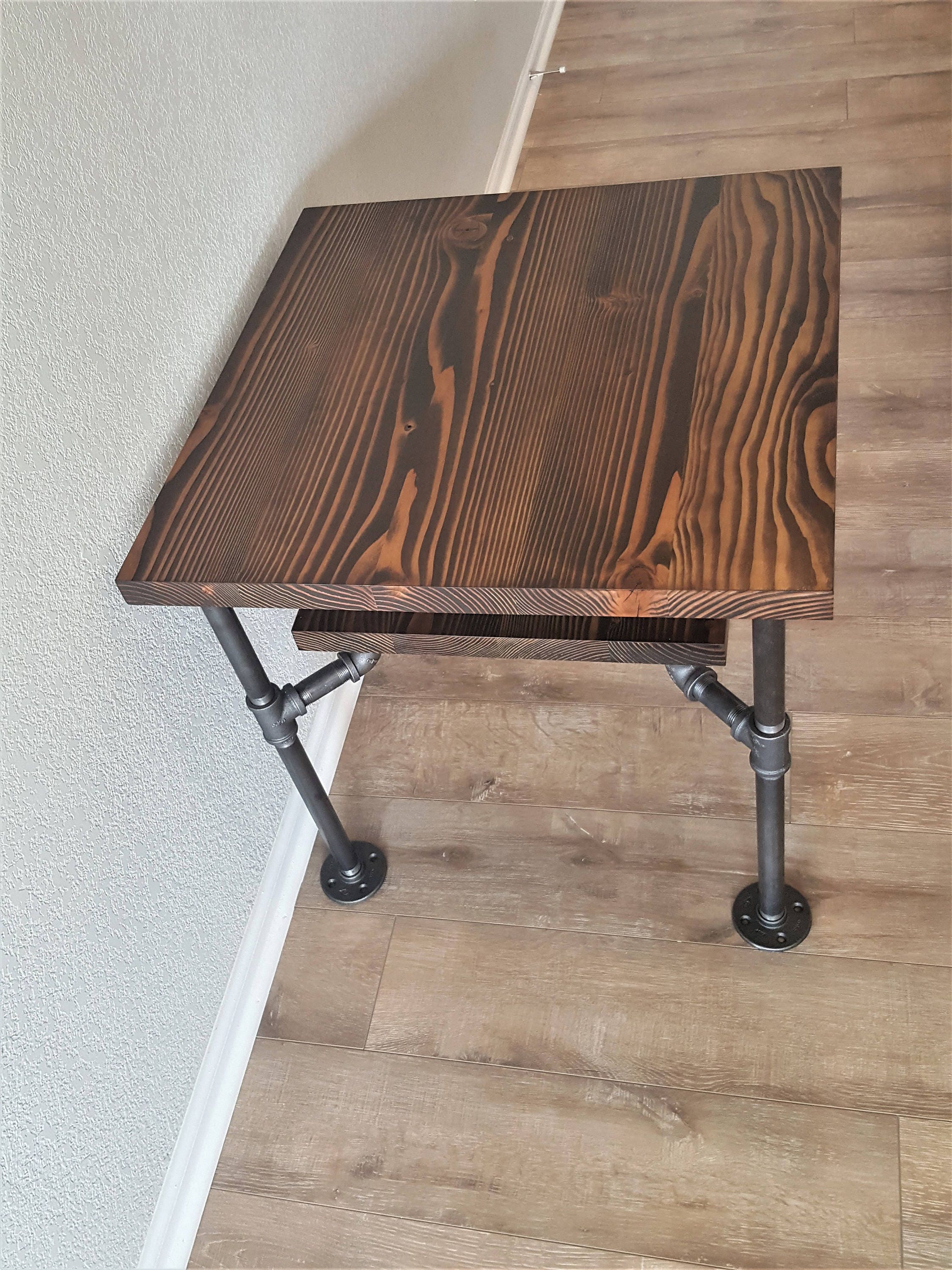 Beautifully Handcrafted Pipe End Table Ancon S Edition Etsy