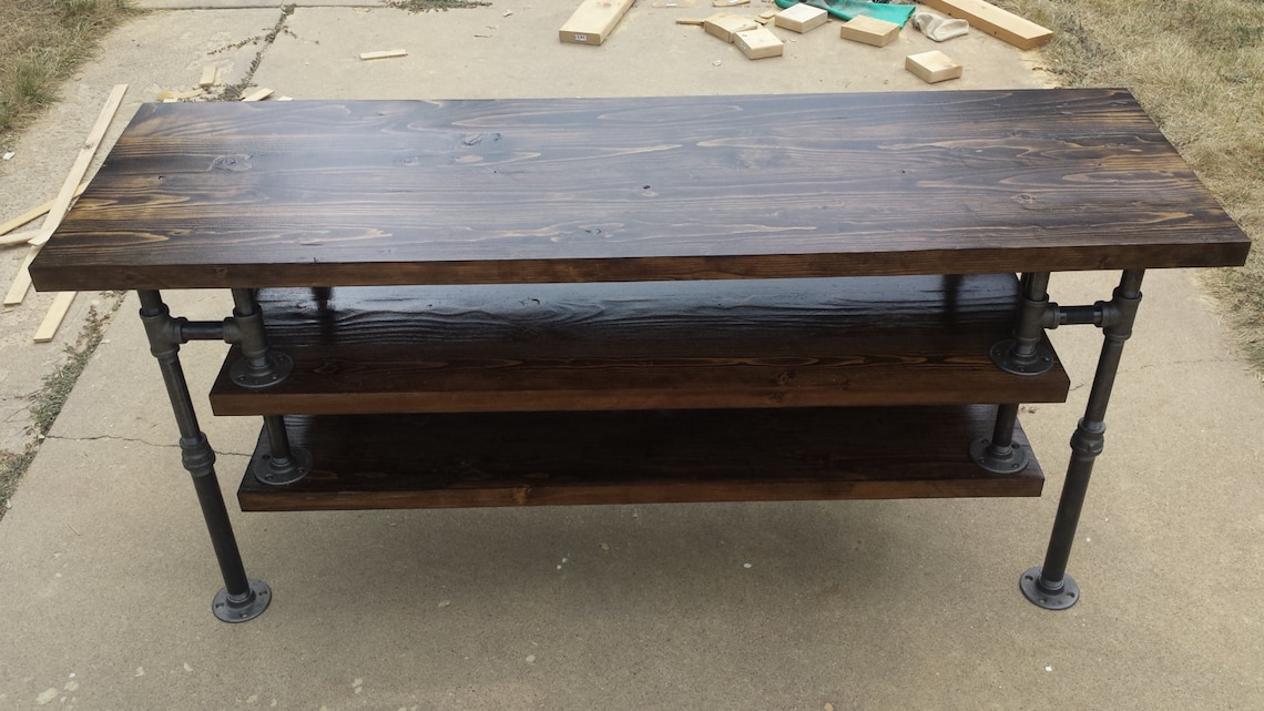 Industrial Entertainment Center Elite Edition Etsy