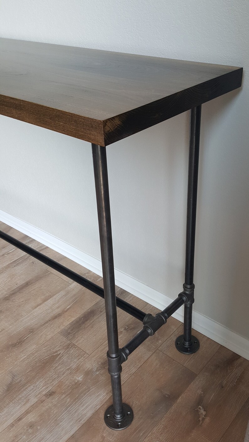 Industrial Pipe Console Table Brickman Edition Etsy