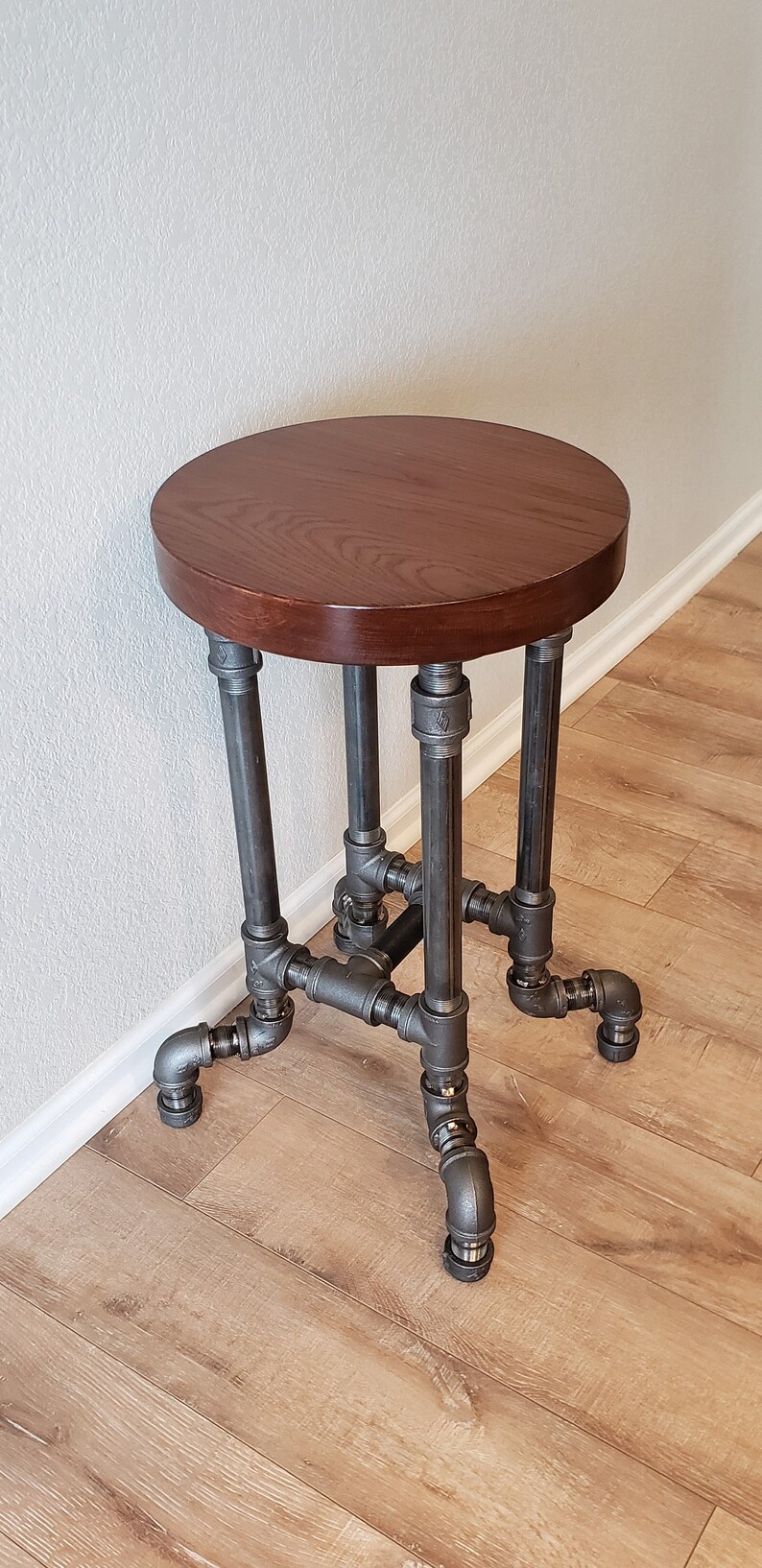 Industrial Pipe Bar Stool Cabe Edition Etsy