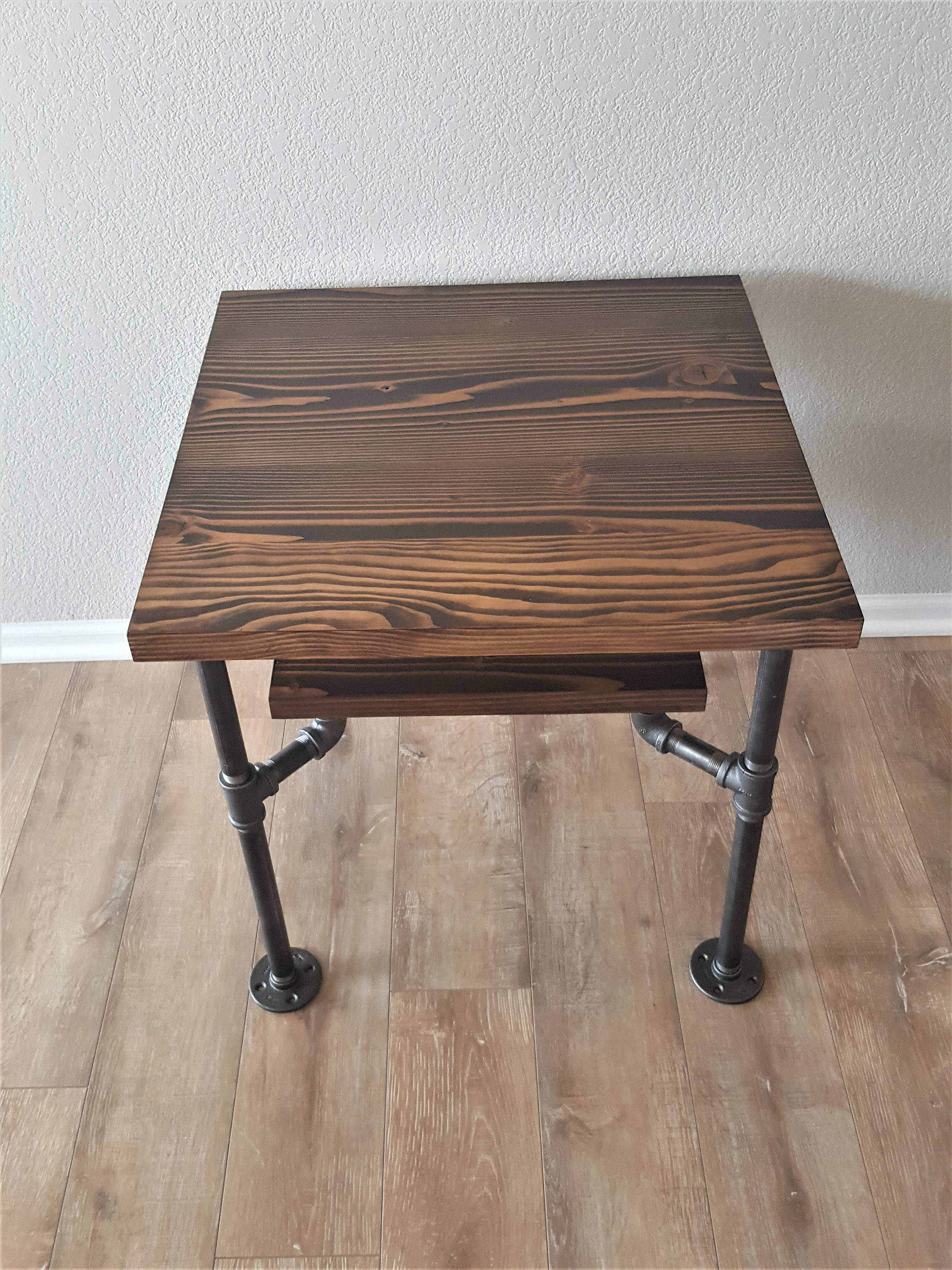 Beautifully Handcrafted Pipe End Table Ancon S Edition Etsy