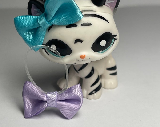 LPS Littlest Pet Shop 1498 Tiger Cat Hasbro Collector Toys LPS Pets & 2bows Accessories Etsy