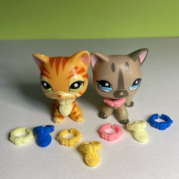 Littlest Pet Shop | 7-Pc Collars Accessories for your LPS Pets