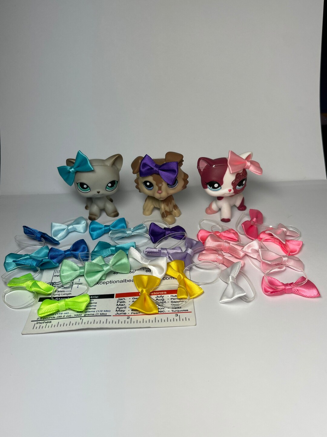 LPS Littlest Pet Shop 24bows Assorted Colors Accessories for Your LPS
