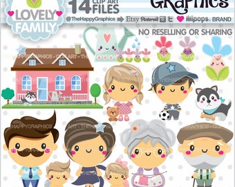 Family Time Clipart Etsy