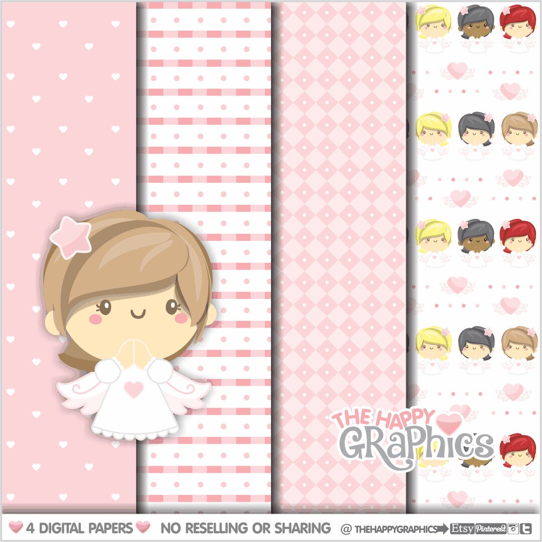 Baptism Digital Paper, Baptism Pattern, COMMERCIAL USE, Religious ...