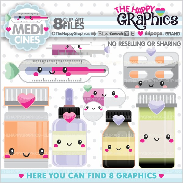 Kawaii Hospital SVG Cut Files, Cute Kawaii Medical Accessories Cutting ...