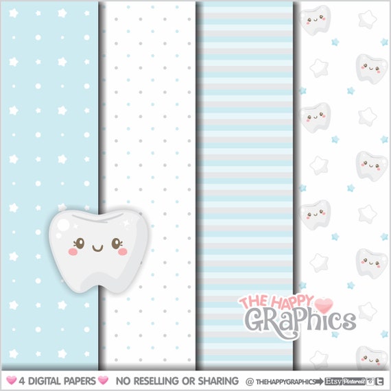 Dentist Pattern, Dentist Paper, Digital Paper, Dental Care, Tooth Digital Paper, Health Pattern, Digital Pattern, Cute Digital Paper, Job Il_570xn