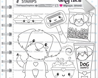 Dog Stamp, Commercial Use, Digi Stamp, Digital Image, Dog Digistamp, Dog Digital Stamp, Animal Digistamp, Golden Retriever, Puppy Digistamp