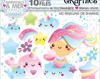 Imágenes Prediseñadas de unicornio, gráficos de narval, uso comercial, imágenes prediseñadas de narval, gráfico de unicornio, imágenes prediseñadas de sirena, lindo, imágenes prediseñadas de ballena, imágenes prediseñadas de peces