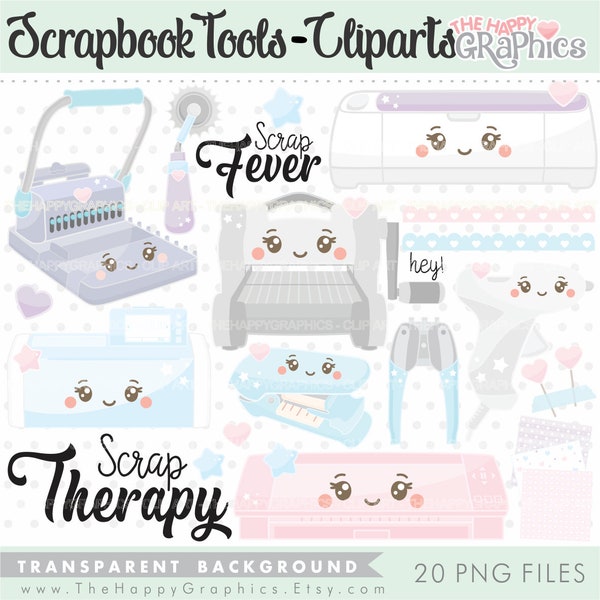 Scrapbook Tools, Cliparts, Scrapbooking Tools, Craft Tools, Tools for Scrapbook, Crafty, Craft Cliparts, Craft Graphics, Craft Supplies