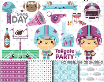 Football Clipart, Football Graphics, COMMERCIAL USE, Sport, Sports, Planner Accessories, Football Party, American Football