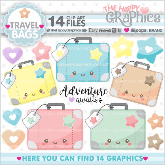 travel bag clipart