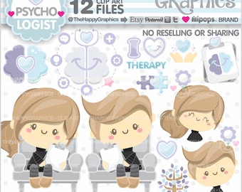 Therapist Clipart, Therapist Graphics, Psychologist Clipart, Doctor Clipart, Psychiatrist, Medical Clipart, Profession Clipart, Job Clipart