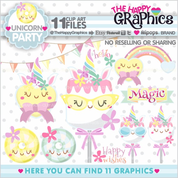 Unicorn Clipart, Unicorn Graphic, COMMERCIAL USE, Cake Pop Clipart, Unicorn Cake Pop, Unicorn Party, Unicorn Images, Magic Clip Art Il_570xn