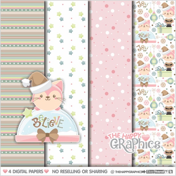 Christmas Digital Paper, Christmas Pattern, COMMERCIAL USE, Christmas Sloth, Christmas Background, Digital Scrapbook Paper, Scrapbook Paper Il_570xn