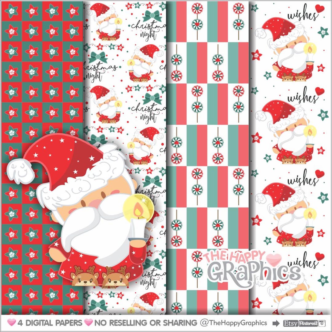 Christmas, Digital Paper, Noel Pattern, Winter Paper, Christmas Pattern ...