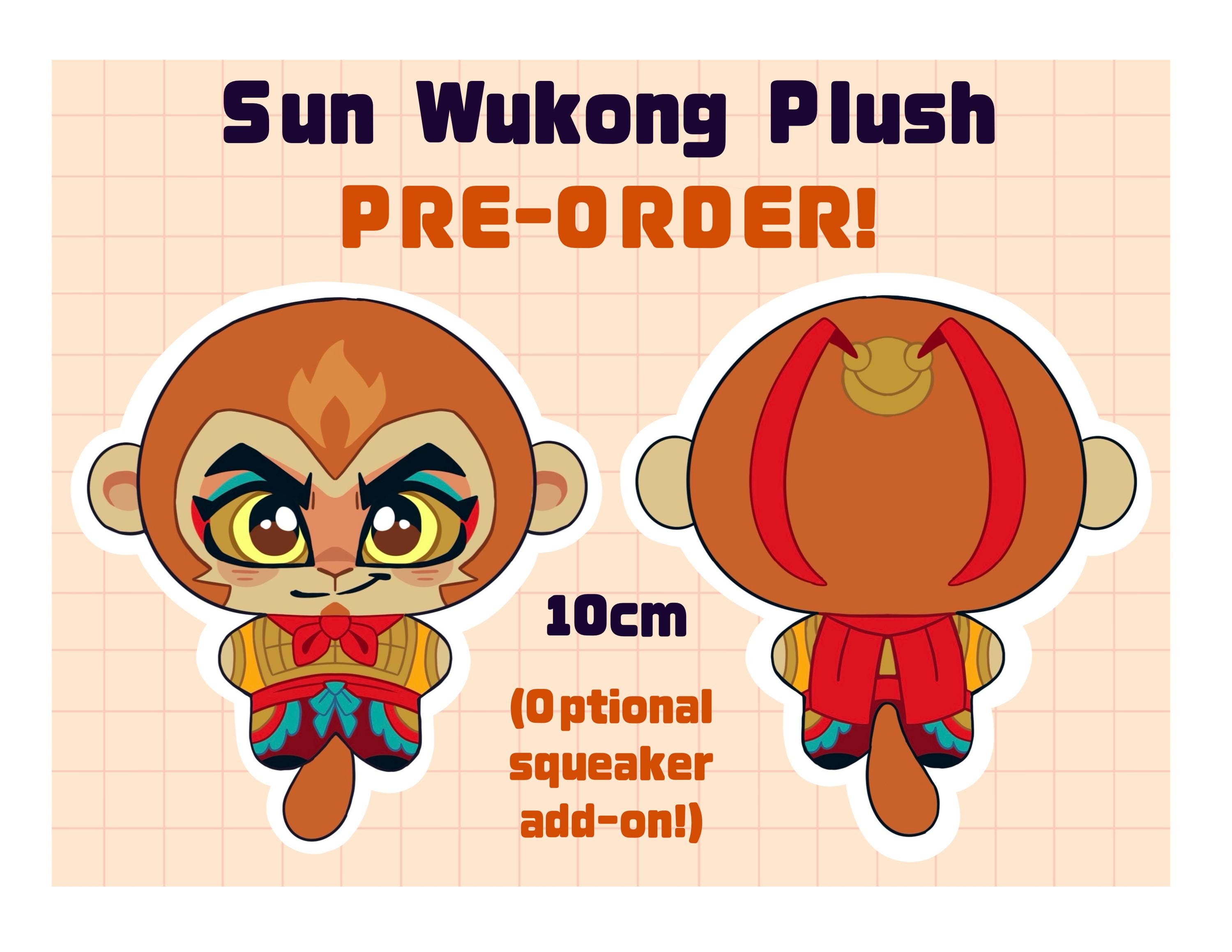 Sun Wukong/monkey King 10cm Plush !!!IN STOCK!!! (LMK) - Etsy