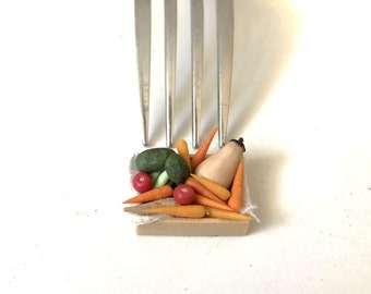Miniatur Gemüsekiste | Puppenhaus Miniatur Food