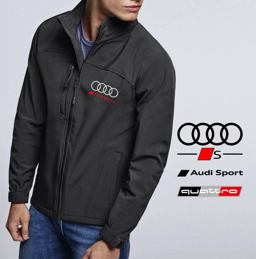 Motorsport Softshell Jacket / Streetwear Gift Ideas for Audi Sport RS ...