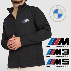 Race Racing Softshell Jacket / Christmas Birthday Gift Idea for M2 M3 M4 M5 Z4 X5 M Competition Tuning Car fans / Sport Street Sporting Auto