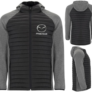 Mazda Hybrid Veste Jacket Blouson Chaqueta Giacca Cadeau Sweat Urodziny Motorsport Tuning Wyścigi Auto Samochód Pomysły na Prezenty