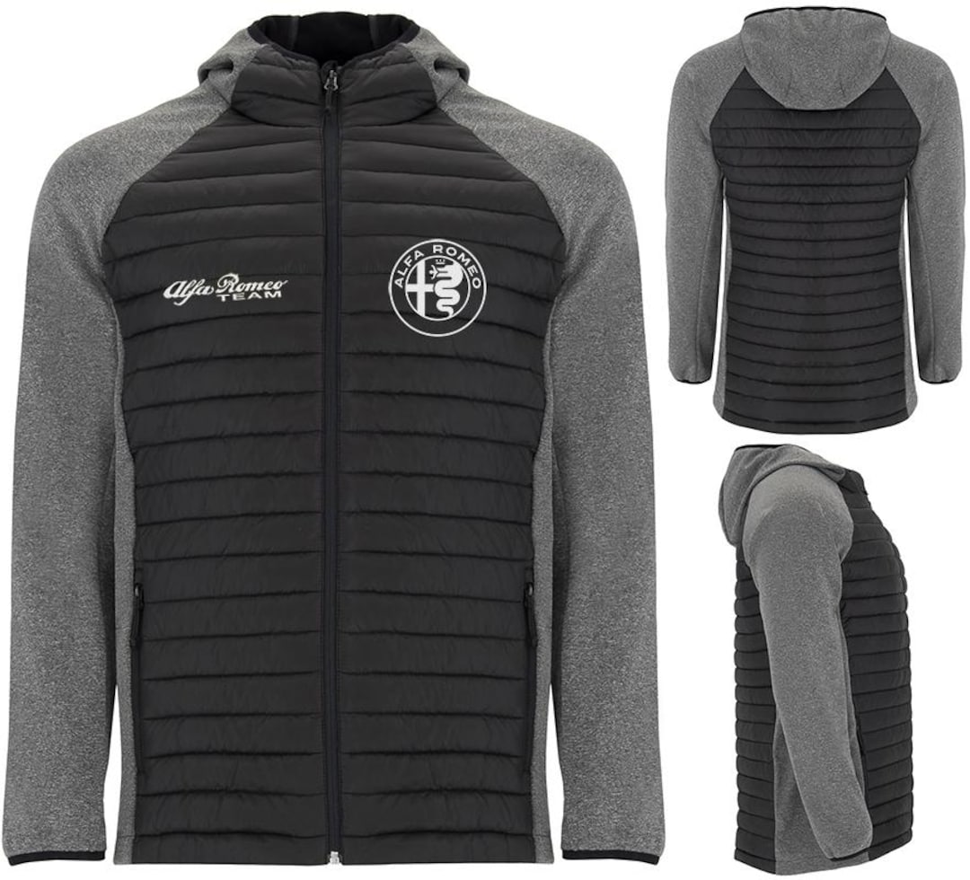 Mejor Precio En A Granel ALFA ROMEO IMPRIMÉ MENS Sweat À Capuche, Slim