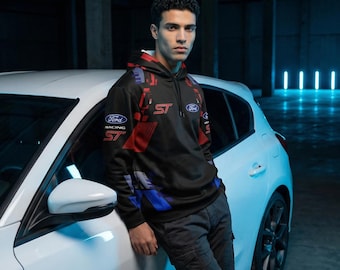 Ford ST Light Hoodie / Sweatshirt Motorsportjacke / Tuning Racing Benutzerdefiniertes Grafikdesign Streetwear SS22