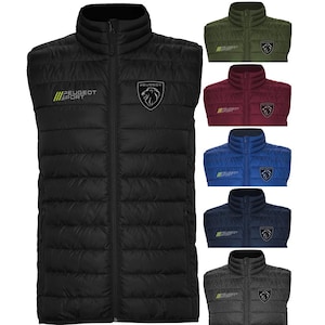 Peugeot Sport Bezrękawnik Kamizelka Męska Damska Pomysł na Prezent Sweat Cadeau / Haftowane loga / Rally Motorsport Tuning Racing