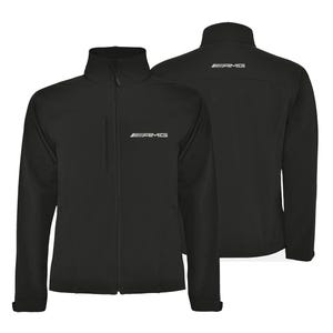 Giacca softshell Motorsport / Idee regalo da corsa per gli appassionati di tuning Mercedes Benz AMG / Abbigliamento da strada ricamato SSTR44