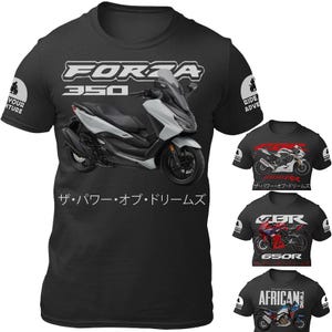 Motorbike Motorcycle T-shirt  / For Forza350 CBR650R CBR1000RR Africa Twin Biker Gift ideas / Motorbiker Adventure Tuning Racing Motorsport
