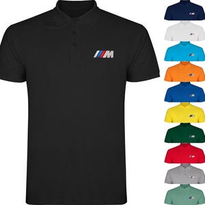 Racing Tuning Polo T-shirt / Christmas Birthday Gift Idea For BMW M5 M2 M3 M4 Cars fans / M Competition Sport Auto Rally Travel Street